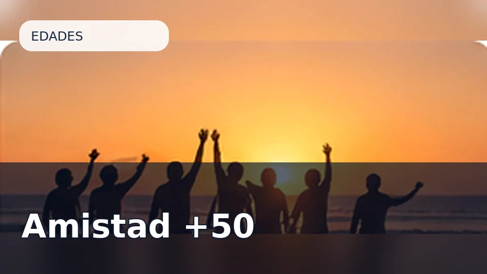Portada de la sala Amistad +50 en PuroChat