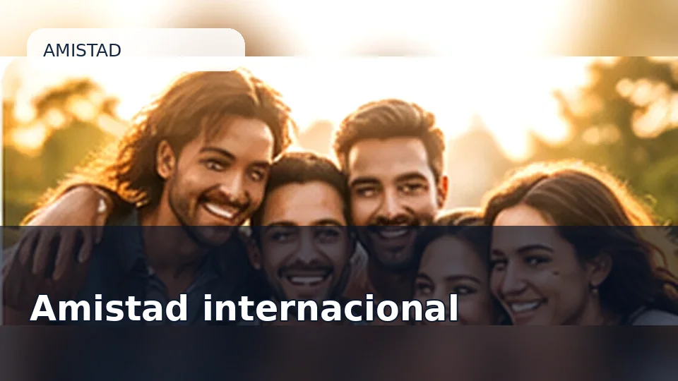 Portada de la sala Amistad internacional en PuroChat