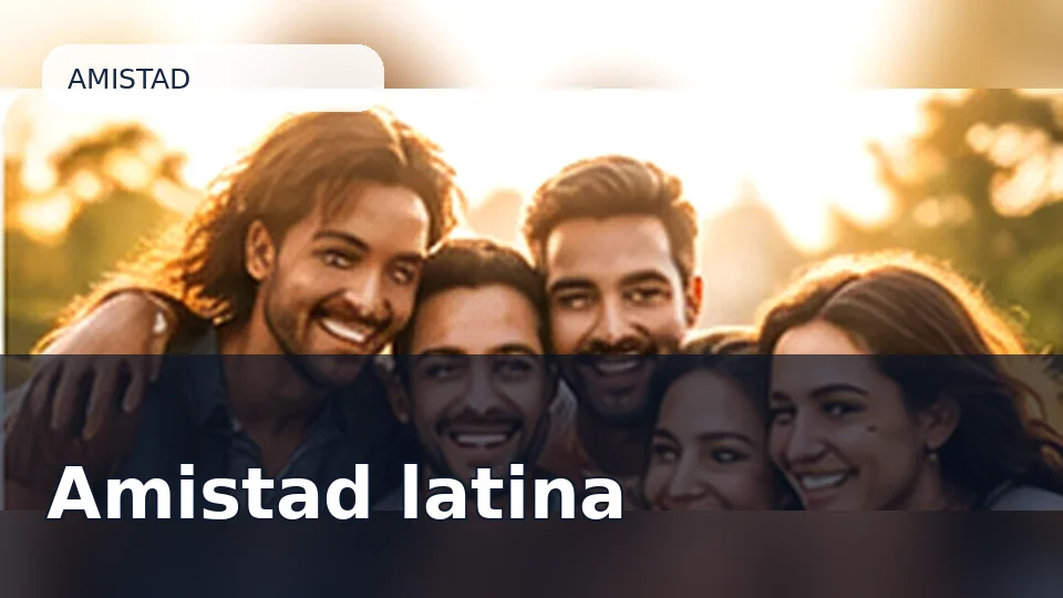 Portada de la sala Amistad latina en PuroChat