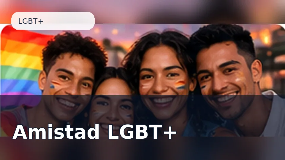 Portada de la sala Amistad LGBT+ en PuroChat