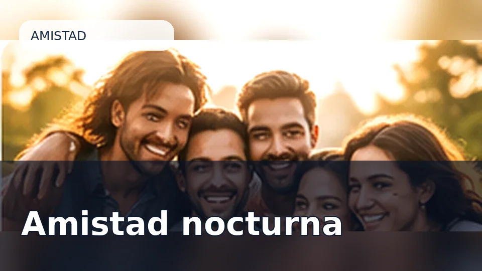 Portada de la sala Amistad nocturna en PuroChat