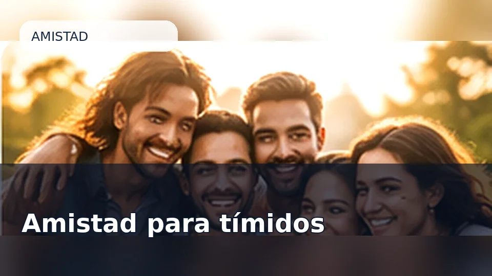 Portada de la sala Amistad para tímidos en PuroChat